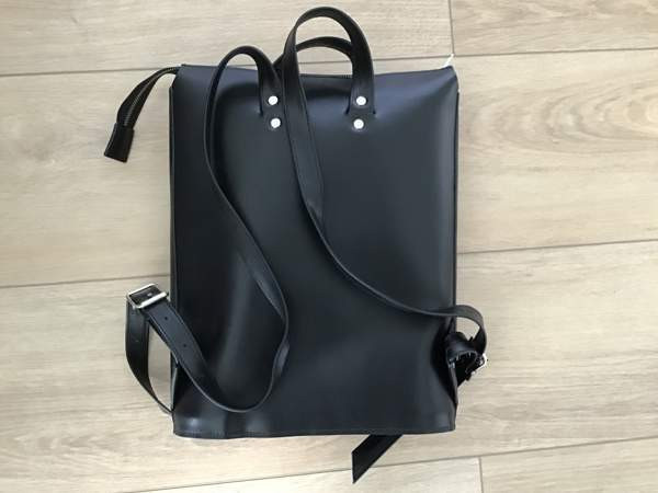 Pihka Lider musta nahkainen reppu uusi Seinaejoki – foto 4