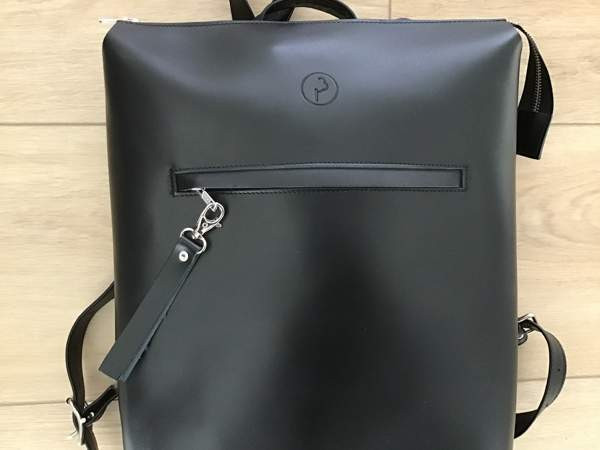 Pihka Lider musta nahkainen reppu uusi Seinaejoki – foto 3