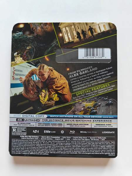 Civil War 4K UHD + Blu-ray (avaamaton) Turku - valokuva 2