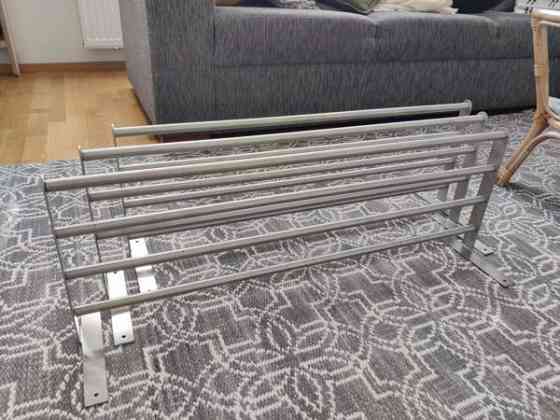 Teräs seinähylly / kenkähylly 3kpl Lahti