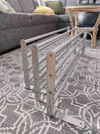 Teräs seinähylly / kenkähylly 3kpl Lahti