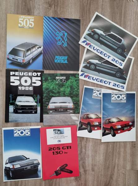 Peugeot esitteet 10 kpl Jaervenpaeae – foto 1