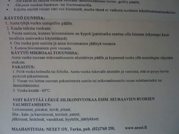 Käyttämätön Lekue silikonivuoka, halkaisija 26 cm, korkeus 5 cm Helsinki – foto 7