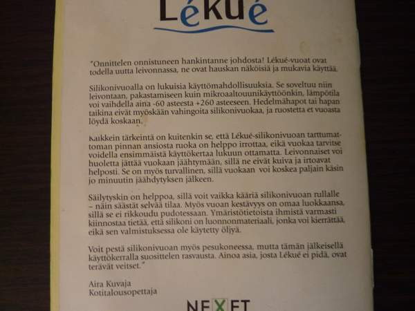 Käyttämätön Lekue silikonivuoka, halkaisija 26 cm, korkeus 5 cm Helsinki – foto 4