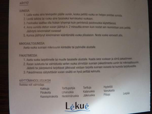 Käyttämätön Lekue silikonivuoka, halkaisija 26 cm, korkeus 5 cm Helsinki – foto 5