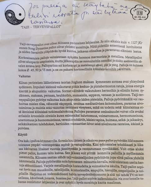 Taiji Terveyspallot Helsinki - valokuva 5