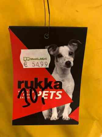 Uusi RUKKA sadetakki 45cm koiralle Helsinki