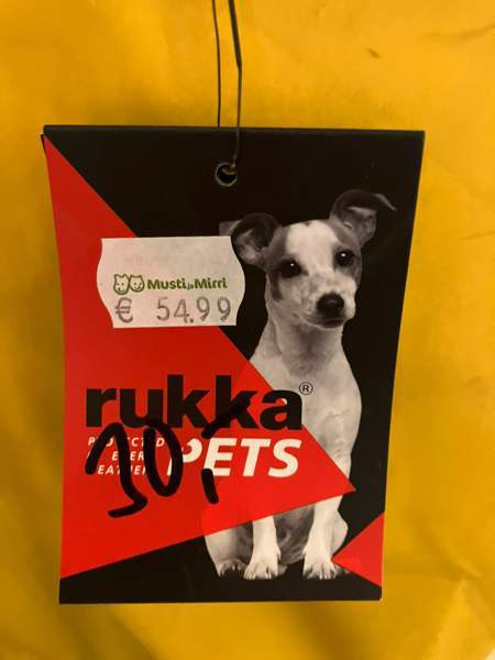 Uusi RUKKA sadetakki 45cm koiralle Helsinki – foto 2