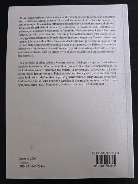 Fysiikan matemaattiset menetelmät II Helsinki – foto 2