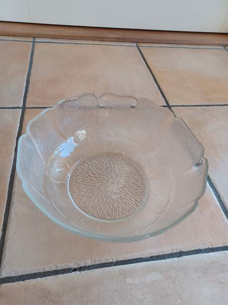 Vintage Arcoroc Fleur lasikulho Vantaa - valokuva 1