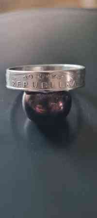 Kolikkosormus Latvia Lati Ilmainen toimitus! Mustasaari