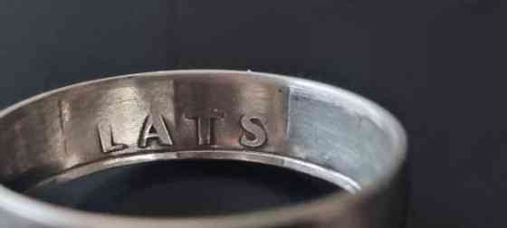 Kolikkosormus Latvia Lati Ilmainen toimitus! Mustasaari