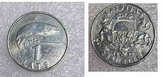 Kolikkosormus Latvia Lati Ilmainen toimitus! Mustasaari