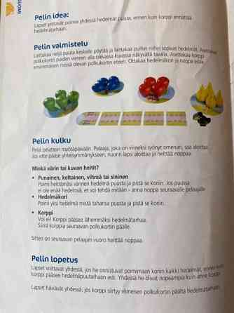 Hedelmätarha -lautapeli Espoo