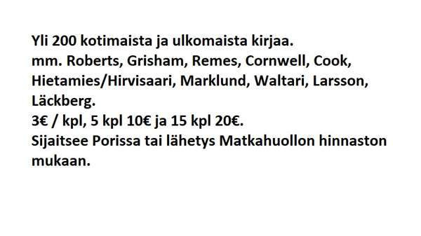 Yli 200 kotimaista ja ulkomaista kirjaa Пори - изображение 1