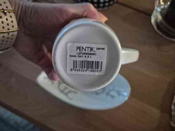 Pentik Saaga sydänmalja+muki Пори