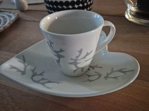 Pentik Saaga sydänmalja+muki Пори - изображение 1