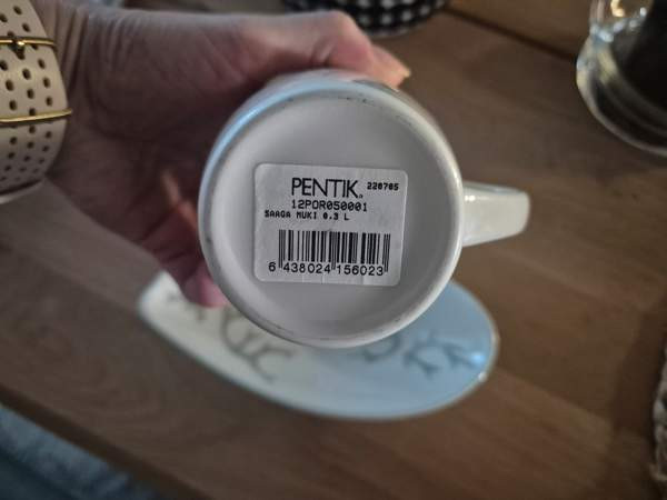 Pentik Saaga sydänmalja+muki Пори - изображение 4