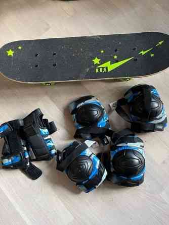 Lasten skeittilauta ja suojat Kangasala