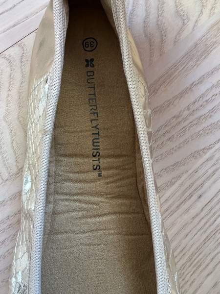 Butterfly twists kultaiset taitettavat balleriinat 39 Kuopio – foto 3