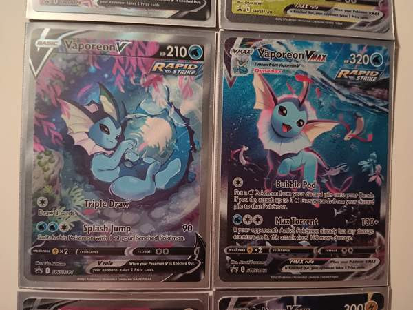 Pokemon kortit Flareon, Vaporeon ja Jolteon Mikkeli – foto 3