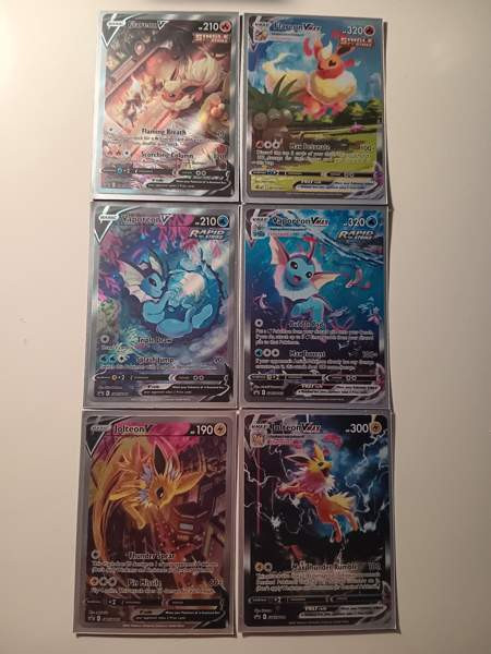 Pokemon kortit Flareon, Vaporeon ja Jolteon Mikkeli – foto 1
