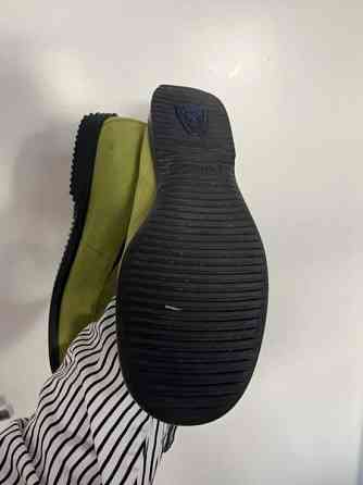 Eccon vihreät mokkanahkakengät 38 (n.24,8cm) Helsinki