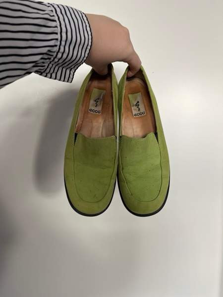 Eccon vihreät mokkanahkakengät 38 (n.24,8cm) Helsinki – foto 6