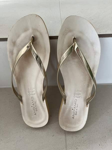 Kullansävyiset Andiamon sandaalit 40 Heinola – foto 3