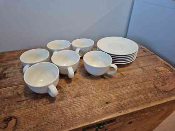 Arabia 24h kahvikupit ja aluslautaset 6kpl Helsinki