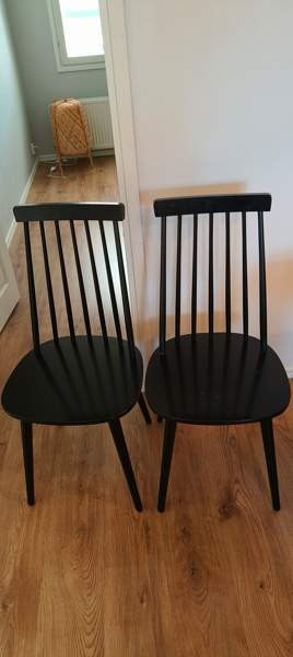 Musta pinnatuoli 2kpl Jyvaeskylae – foto 1