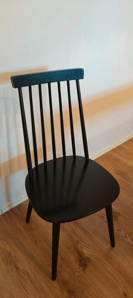 Musta pinnatuoli 2kpl Jyvaeskylae – foto 3