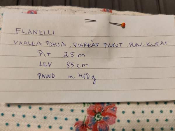 Flanelli-kangas Лемпяаля - изображение 1