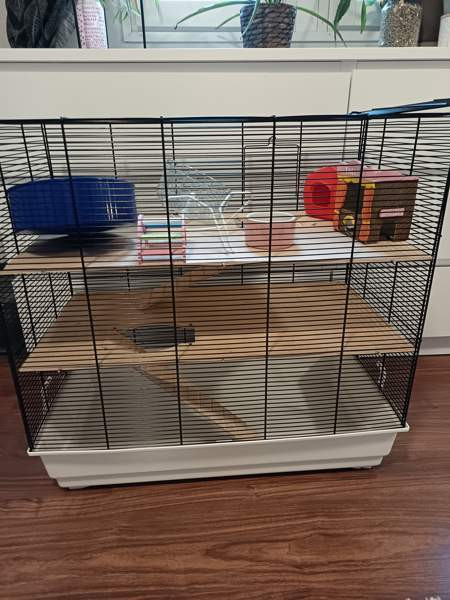 Myydään jyrsijän häkki ja tarvikkeita Liminka - изображение 1