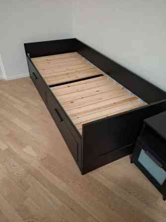 Brimnes sängyn runko, musta Oulu