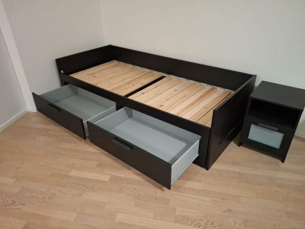 Brimnes sängyn runko, musta Oulu - photo 2