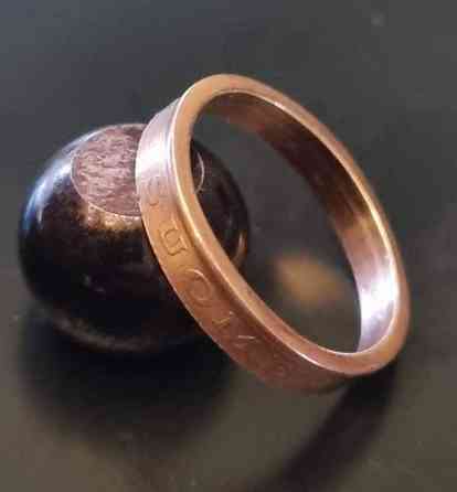 Kolikkosormus 5 penniä 1963 Ilmainen toimitus! Mustasaari