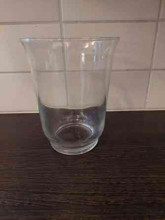 Hurrikaanilasi. Maljakko, lyhty Lahti