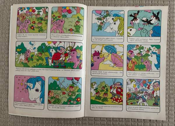 80-luvun My Little Pony Ponimaan Pikku Ponit sarjakuvalehti Lappeenranta – foto 3