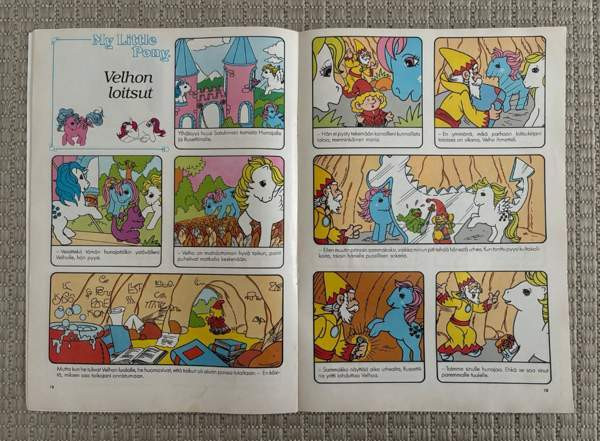 80-luvun My Little Pony Ponimaan Pikku Ponit sarjakuvalehti Lappeenranta – foto 4