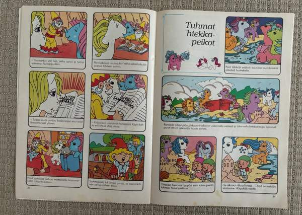 80-luvun My Little Pony Ponimaan Pikku Ponit sarjakuvalehti Lappeenranta – foto 5