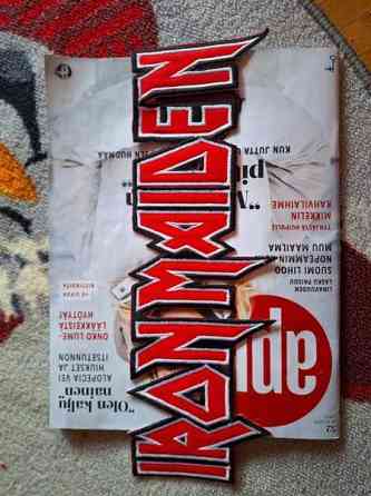 Iron Maiden kangasmerkki Vantaa