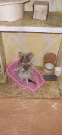 Nukketalo, koriste, leikkiin, käsintehty Tampere