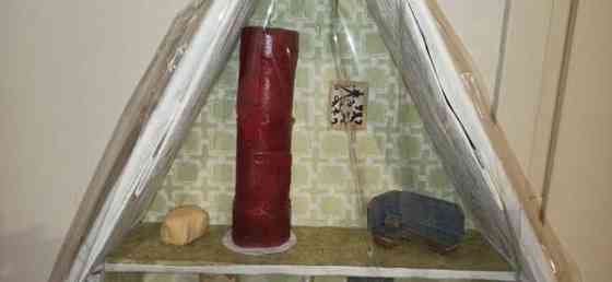 Nukketalo, koriste, leikkiin, käsintehty Tampere