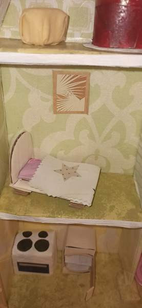 Nukketalo, koriste, leikkiin, käsintehty Tampere – foto 6