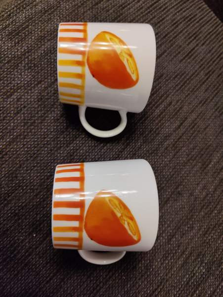 2 kpl Arabia Minna Immosen Appelsiini Teema mukeja Helsinki - photo 2