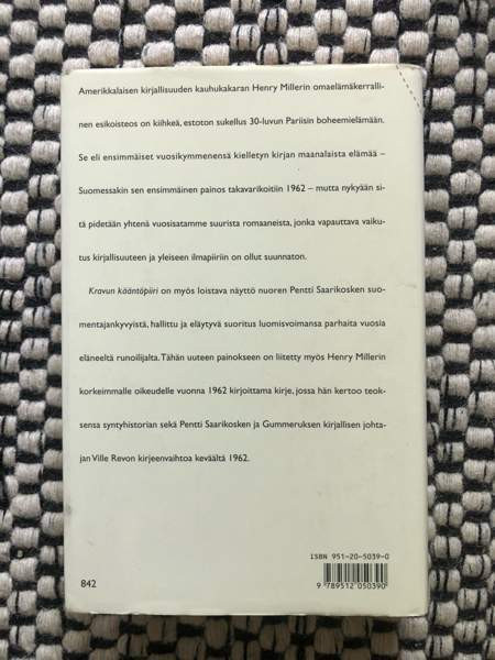 Kravun kääntöpiiri, Henry Miller Jyväskylä - valokuva 2