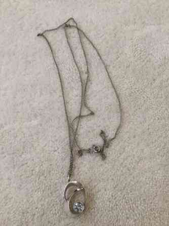 Hopeinen riipus ja ketju Keuruu