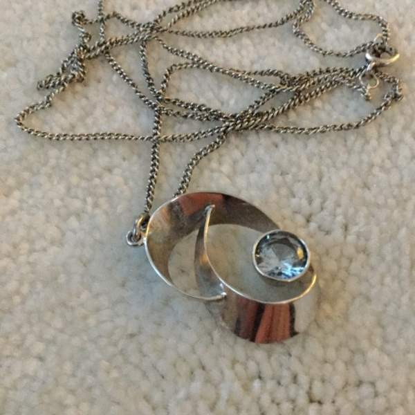 Hopeinen riipus ja ketju Keuruu - photo 6