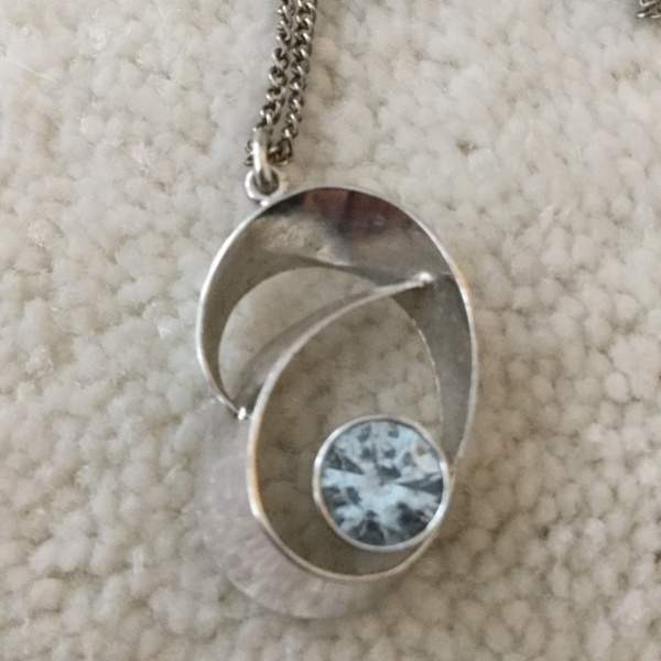 Hopeinen riipus ja ketju Keuruu - photo 3